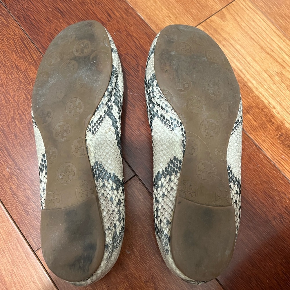 Tory Burch Python Ballet Flats - Picture 5 of 5